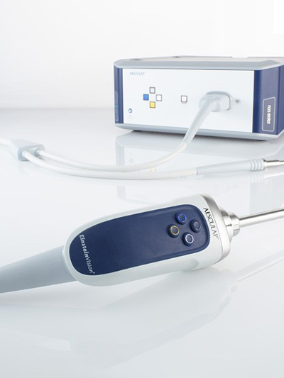 The product EinsteinVision. The controls are shown at the front, the device is shown further back.